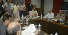 High level security meeting at Raj Bhawan: Curfew relaxed but Bandh paralyses city