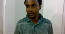 Blast claimant taken into custody