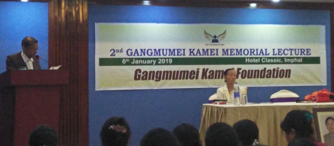 Gangmumei Kamei Memorial lecture held