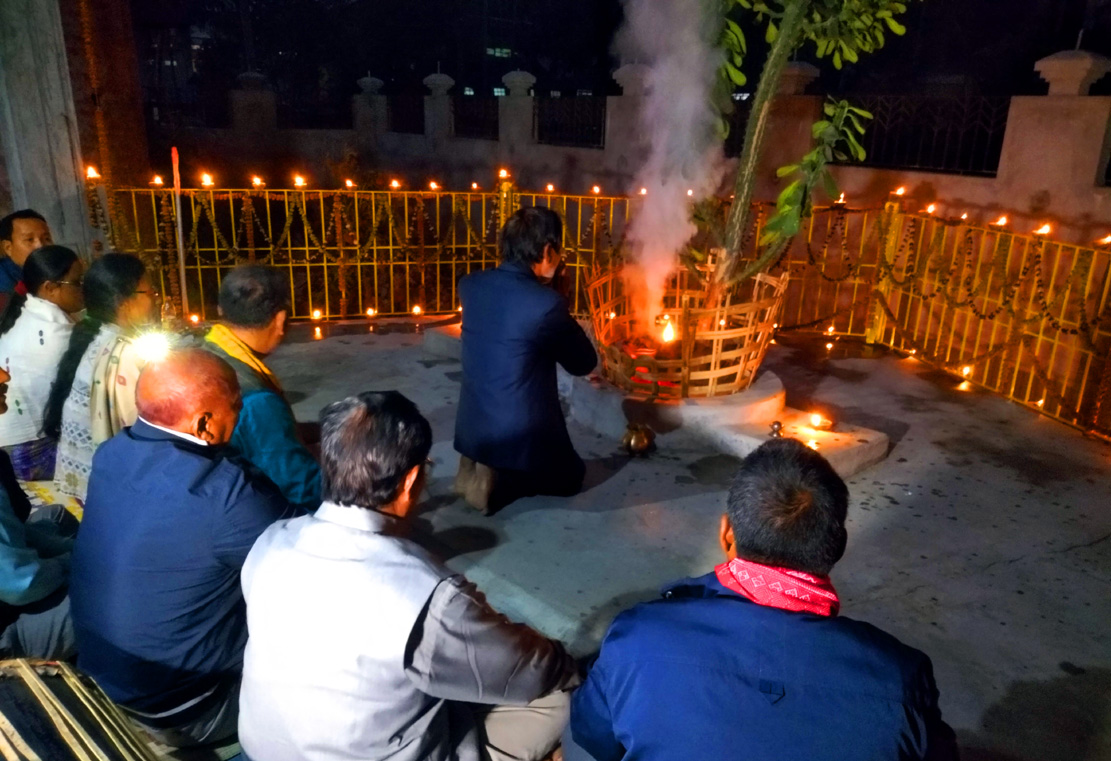 Bathou Prayer organized for CRPF martyrs