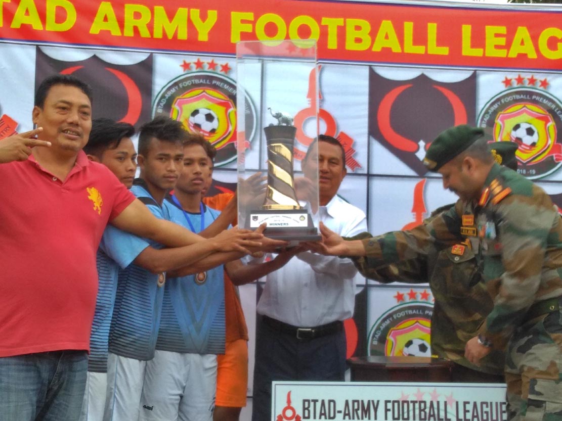 Barama FC lifts BTC-Army trophy 