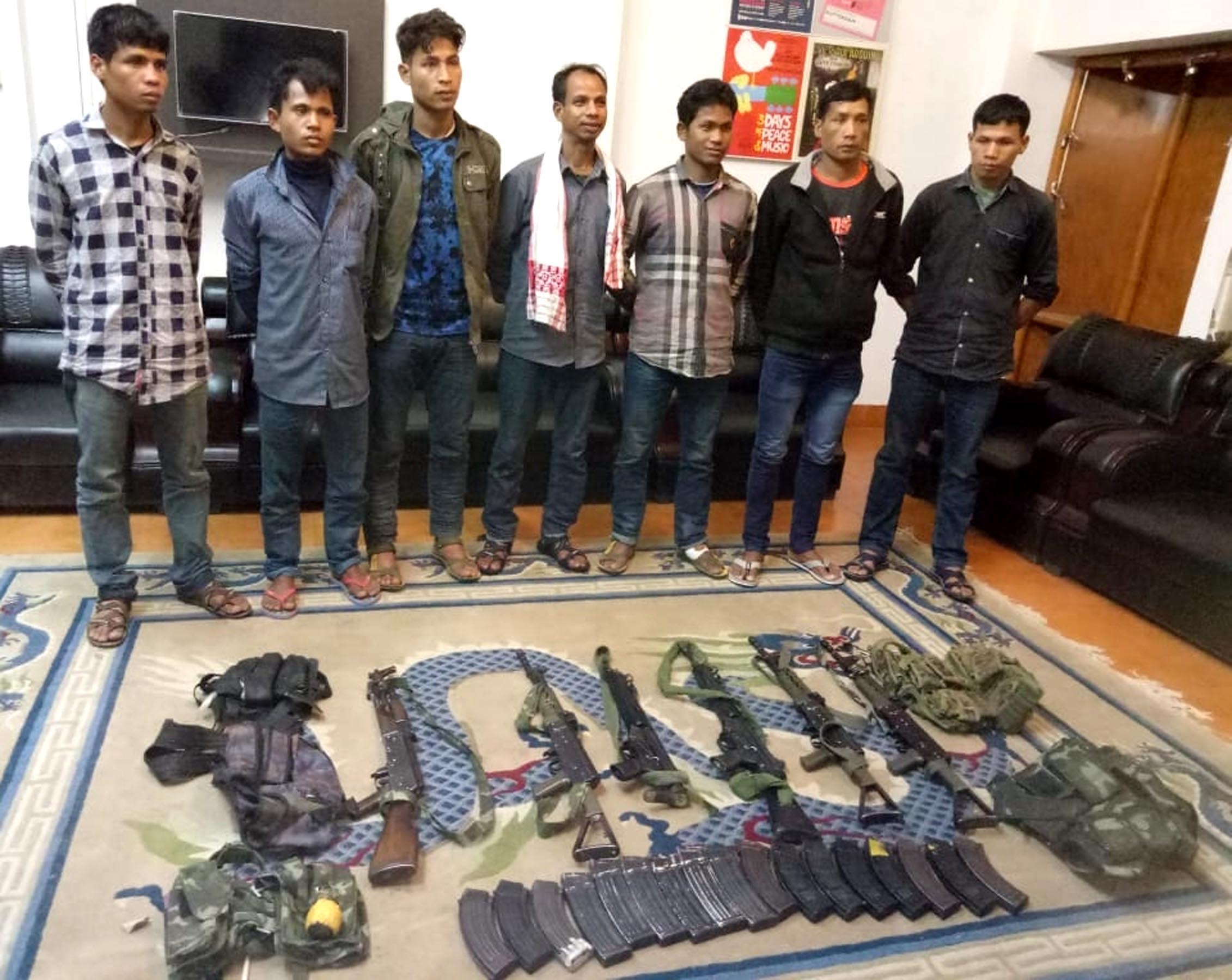 7 ULFA cadres surrender