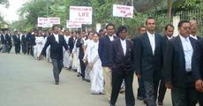 Silent Peach March taken out by Golaghat Bar Association
