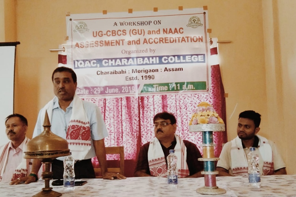 Workshop on Undergraduate level Choice Based Credit System at Charaibahi College