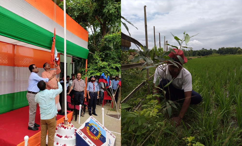 Independence Day in Hojai celebrated with plantation drive
