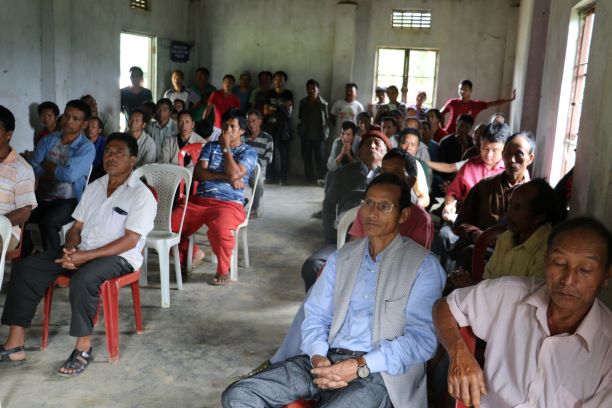 Community meet on ADB financed Road project in Tamenglong