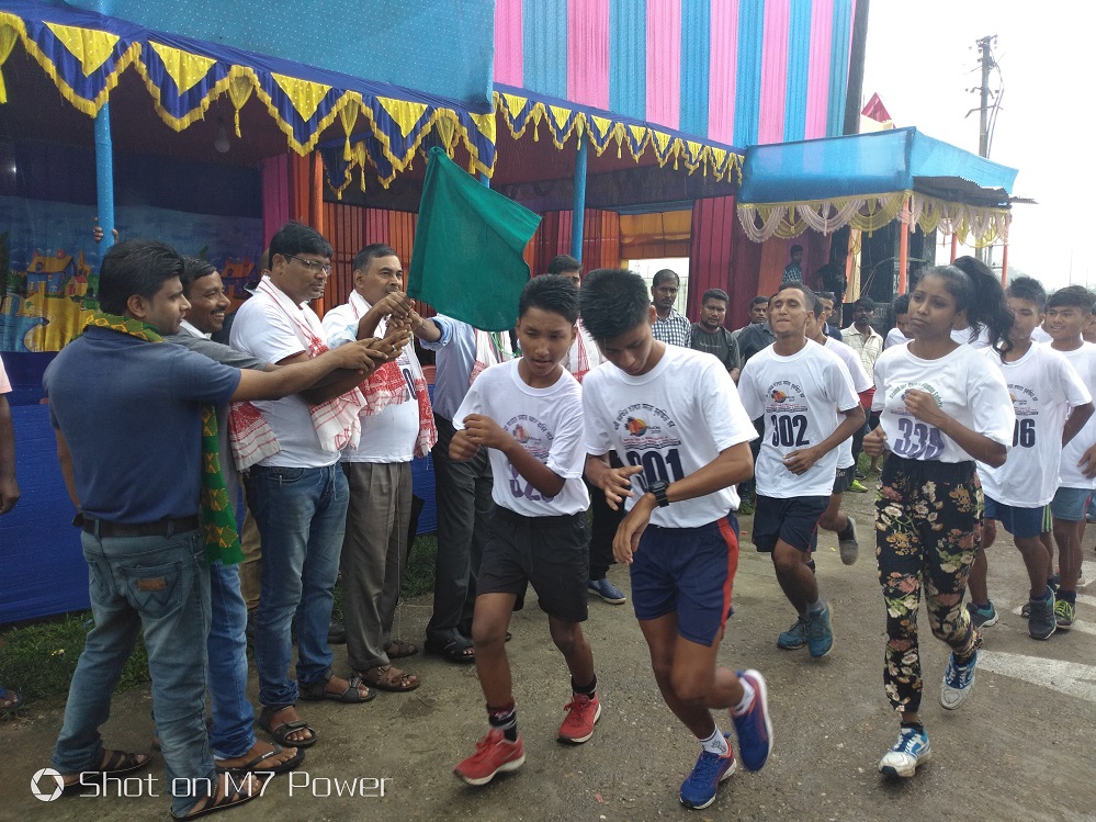 Marathon race organised in Durga Puja celebration