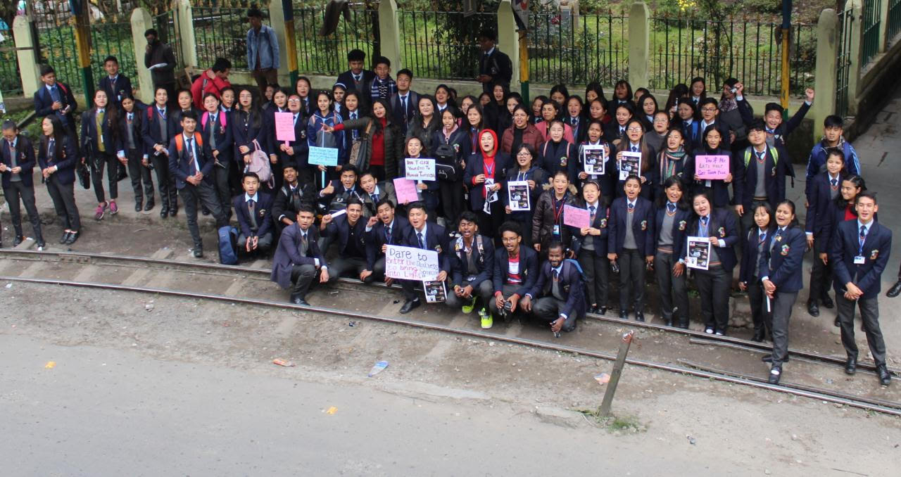Students Join Rally to Support Children, Prevent Human Trafficking