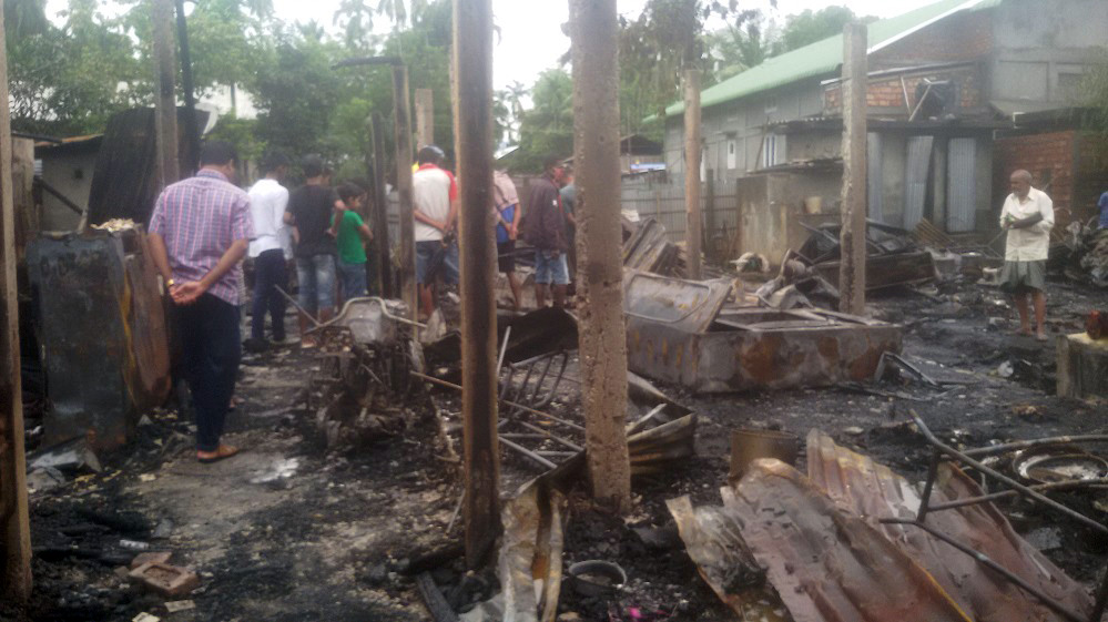 Inferno guts six houses