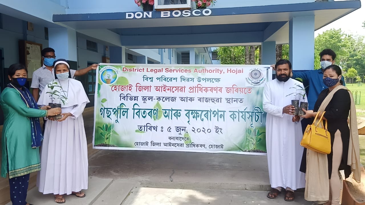 Hojai DLSA observes World Environment Day 
