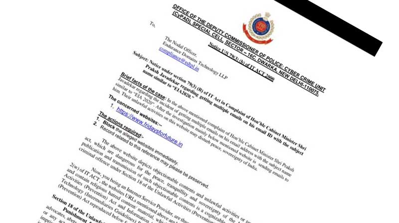 Website blocked citing UAPA for campaign on EIA 2020 draft