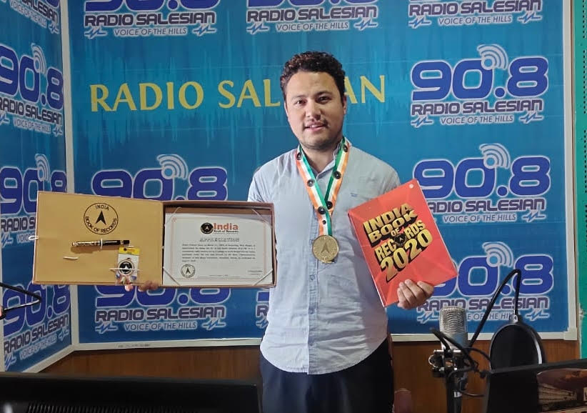 Radio Salesian Journalist makes to India Book of Records
