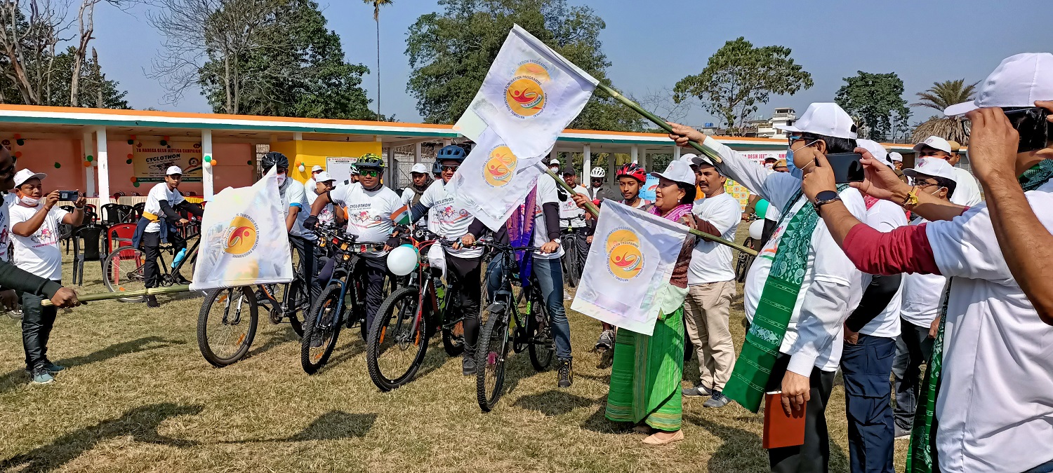 Cycle Rally to Create Awareness on Elimination of Tuberculosis