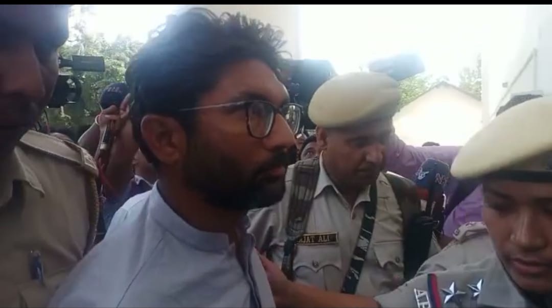 MLA Mevani produced in court in Kokrajhar
