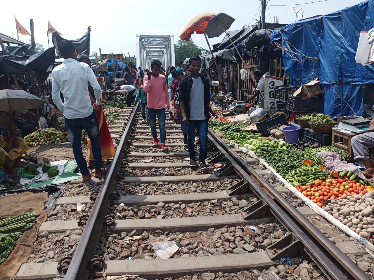 Dilapidated condition of Margherita Bazaar
