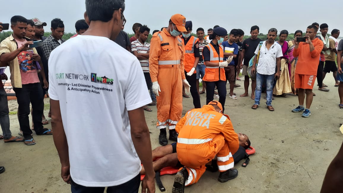 Simulation exercise on emergency management and flood rescue operations held in Jorhat