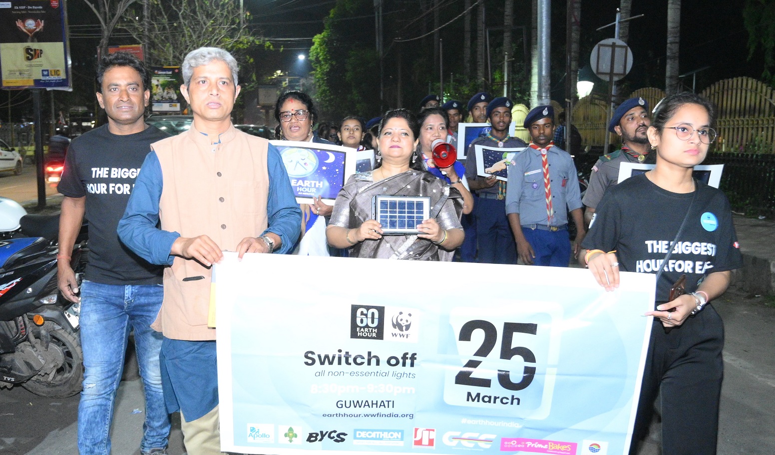 Earth Hour observed