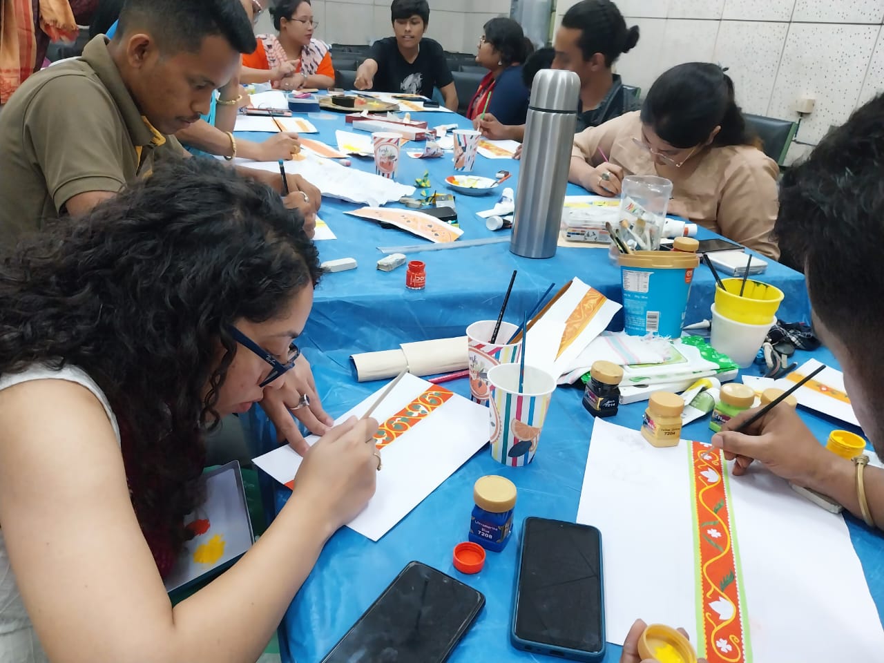 Workshop held on manuscript preparation and painting in Sankari art form