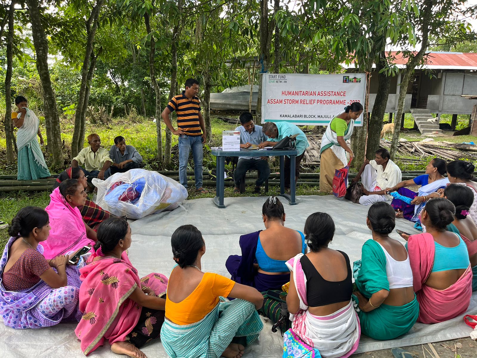 Humanitarian assistance among storm-affected vulnerable communities