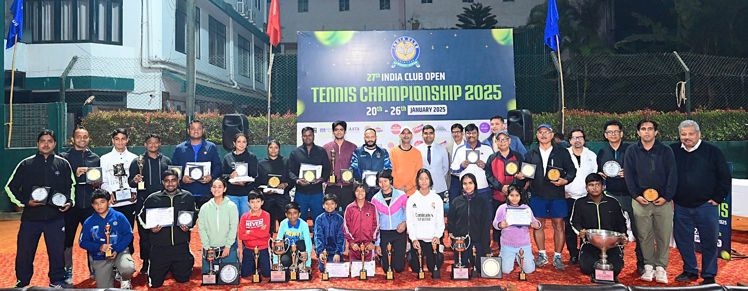 The 27th India Club Open Tennis Championship - 2025 Concludes Successfully