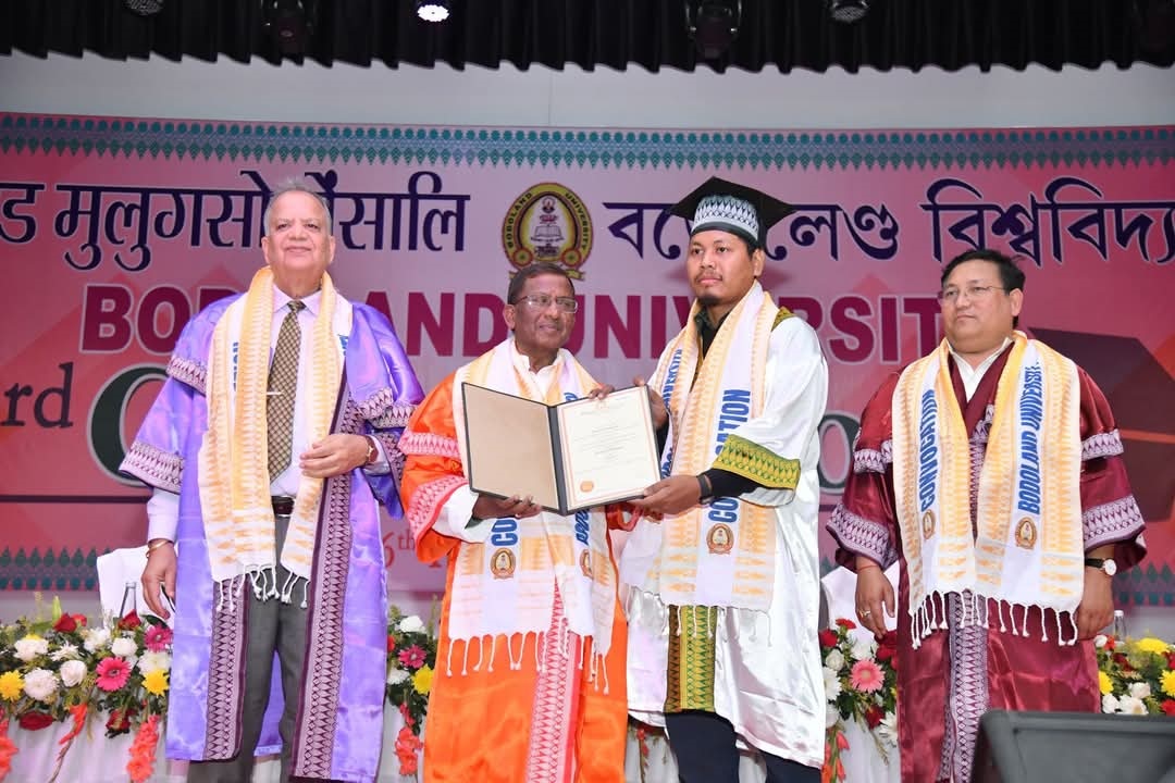 Bodoland University Holds Third Convocation, Celebrates Academic Excellence and Community Empowerment