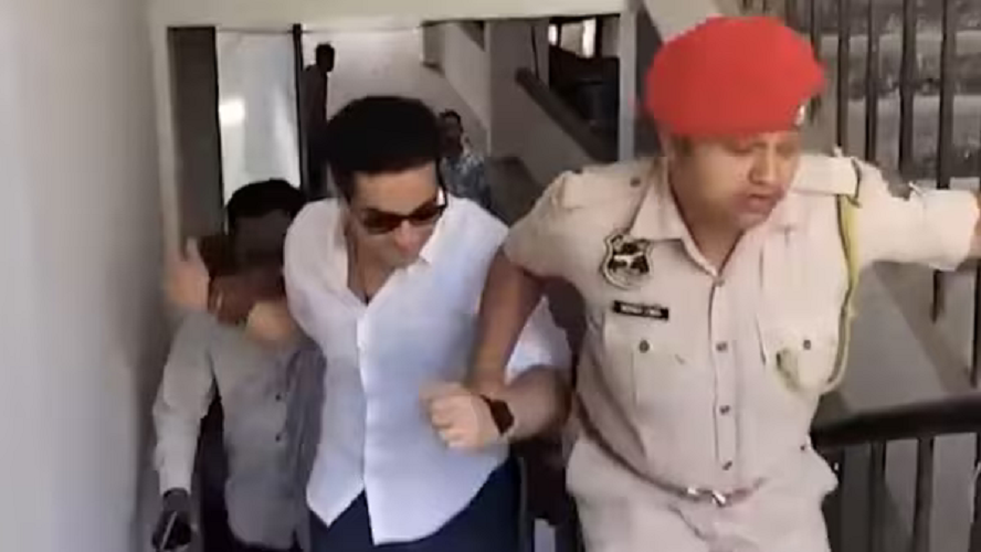 YouTuber  appears before the Assam Police