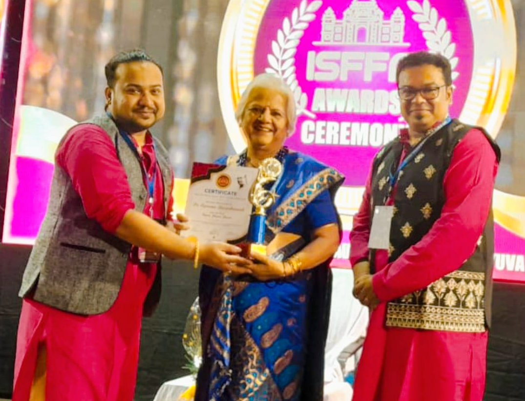 Dr. Aparna Buzarbarua Honored with Salil Chowdhury Award at International Film Festival