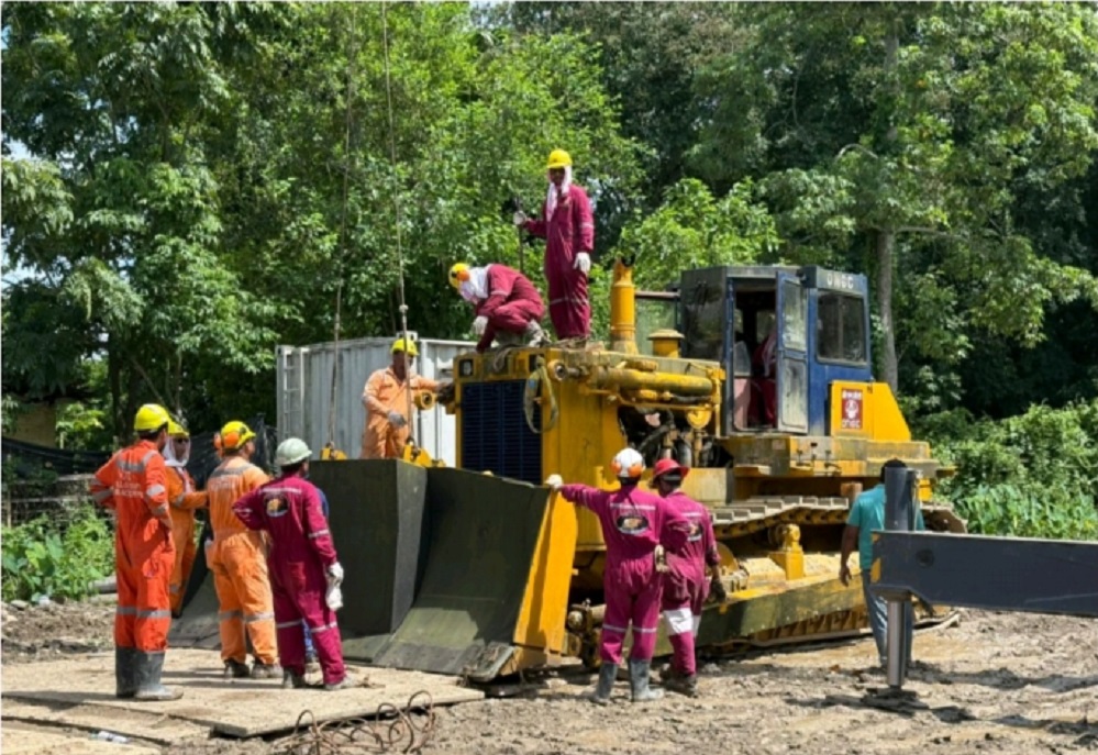 Despite Environmental Challenges, ONGC Makes Steady Progress at RDS Wellsite