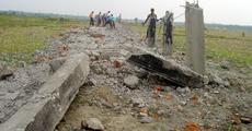 Mega Food Park wall collapses