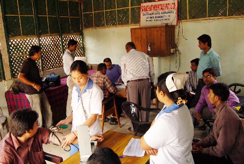 Health checkup concludes at Guwahati Press Club