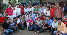 An unusual Sunday morning at press club