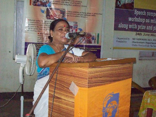 Inaugural workshop on milky mushroom cultivation