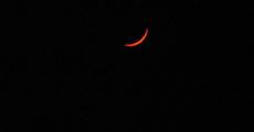 Diamond ring in the Guwahati sky