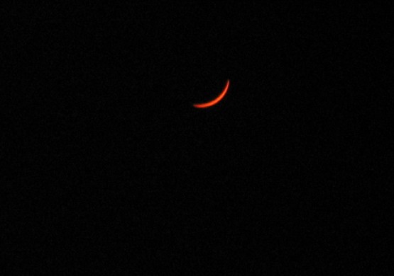 Diamond ring in the Guwahati sky