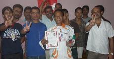Gome Thapa bring home laurels as “Outstanding Kungfu Trainer”