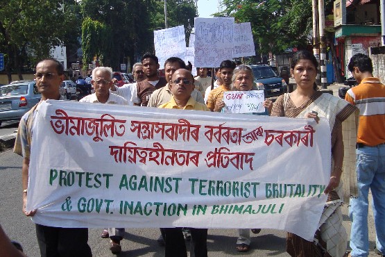 Rallyists deplore ultra brutality, Govt inaction in Bhimajuli
