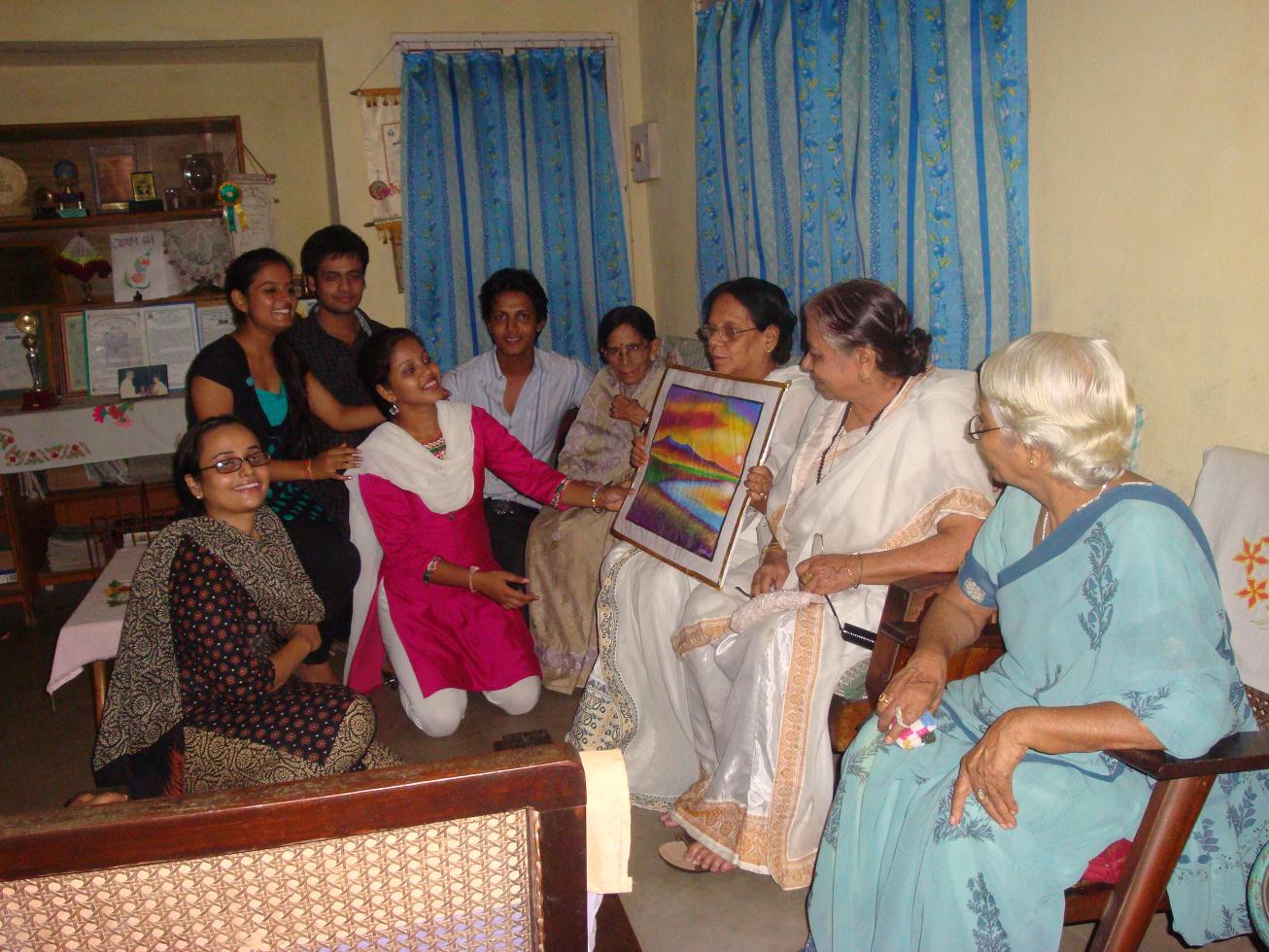 Rotaract Club of Guwahati Midtown visited an old age home