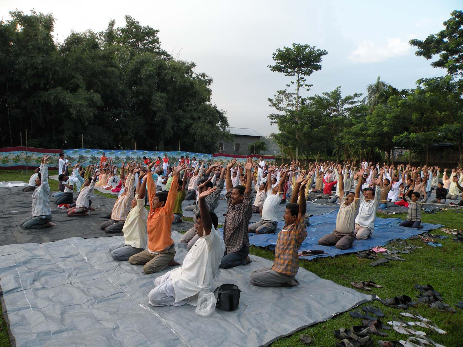 5 day community Yoga camp at Kalaigaon
