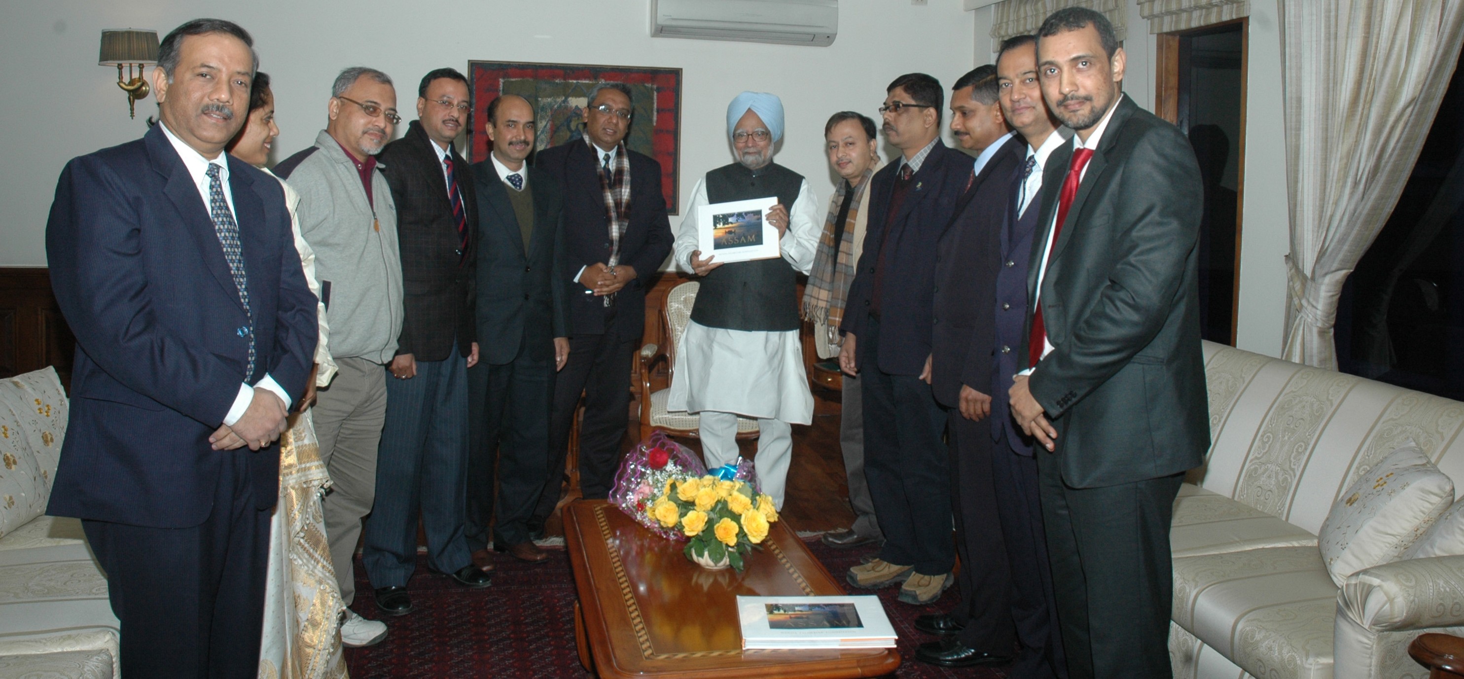 PM lauds coffee table book on “Assam”
