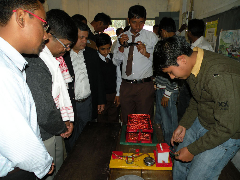 Spectacular display of  Aryabhatta child scientists of Udalguri district