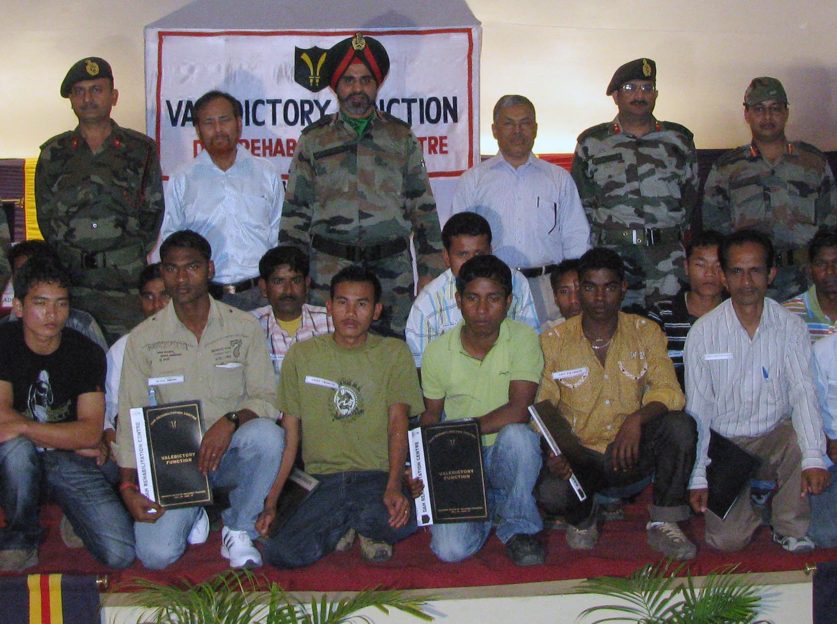 Raising Day and Passing Out of Cadres at Dah Rehabilitation Centre, Dinjan Cantt
