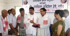 Charitable trust donates car to Uttar Kamalabari Satra