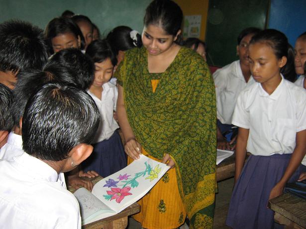 Volunteering at Parijat Academy