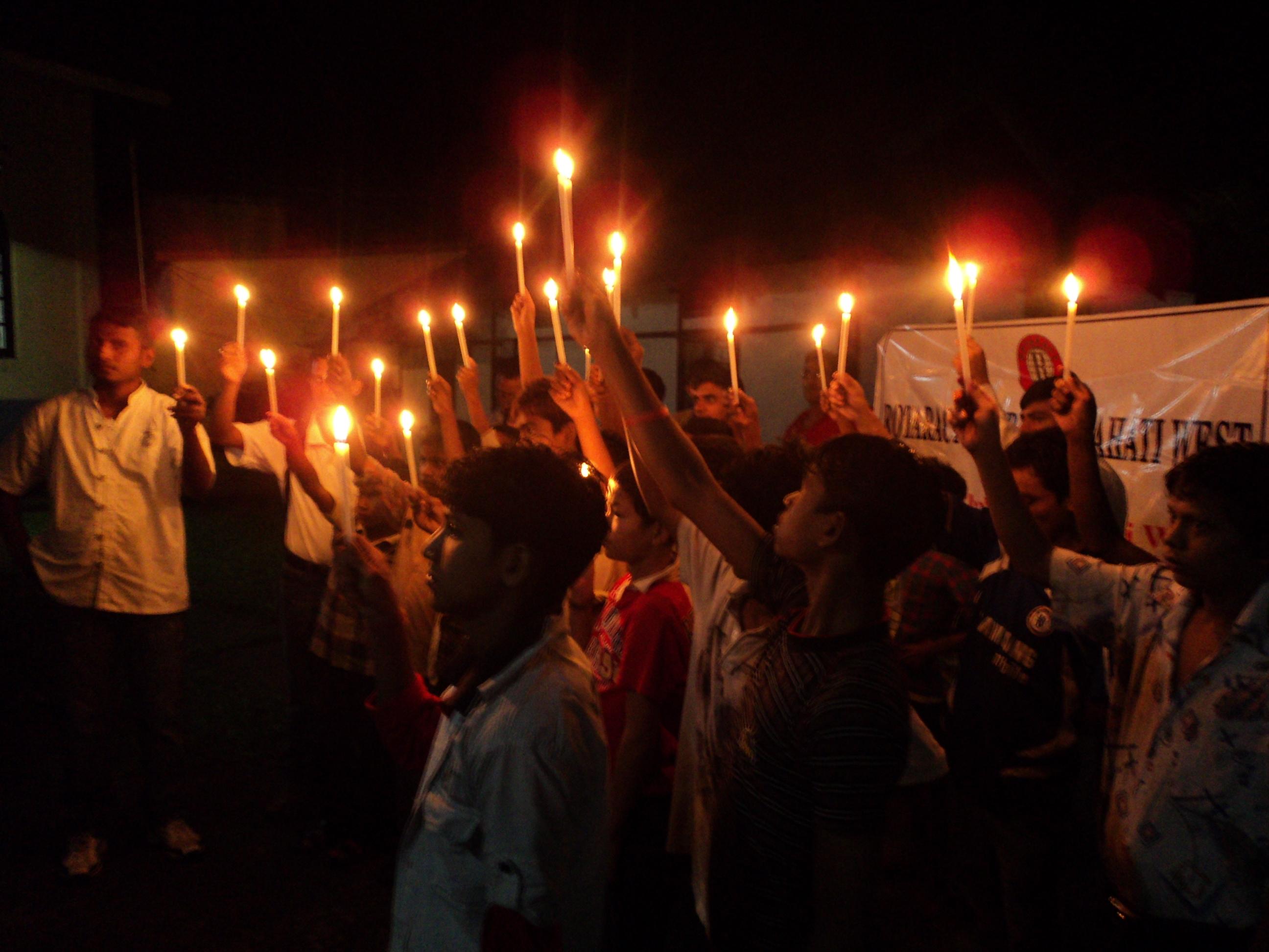 Rotaractors paid tribute to the victims of 9/11 attack