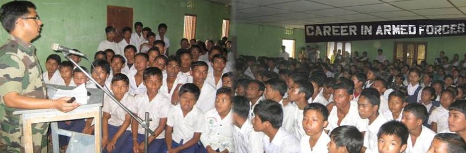 Army organises lecture on career in armed forces in Barpata