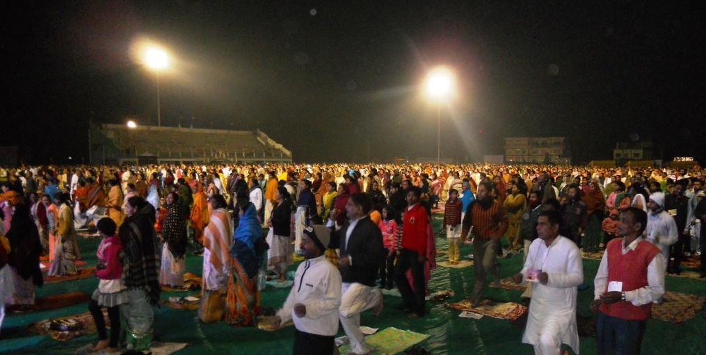 Ramdev's yoga camp at Golaghat