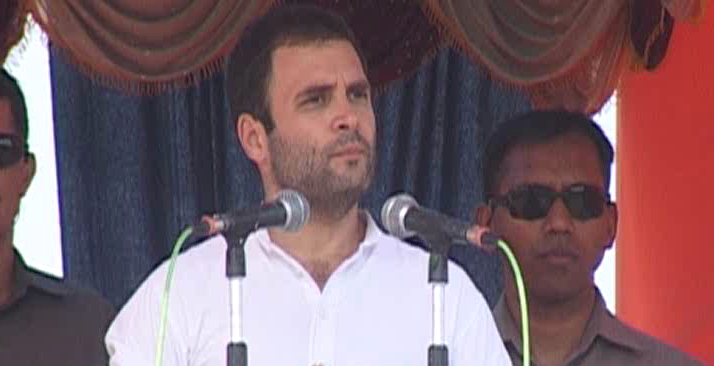 Rahul Gandhi in Nagaon