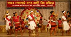 Brihattar Golaghat Nagar Rongali Bihu Sanmilan underways