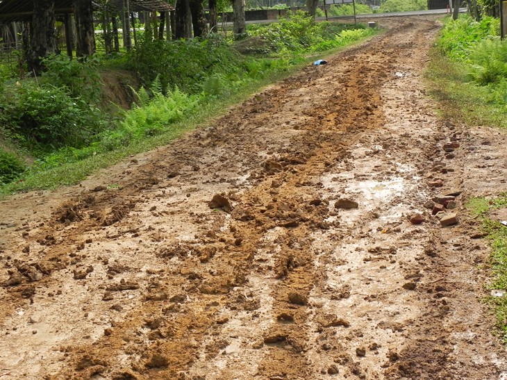 PMGSY  road in Dudhnoi