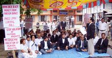 Golaghat Bar Association observs sit-in-demonstration in support of Anna Hazare